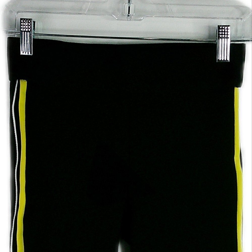 Zara Trafaluc - Black/Yellow/White Stretchy Legging - Size Small - Picture 2 of 7